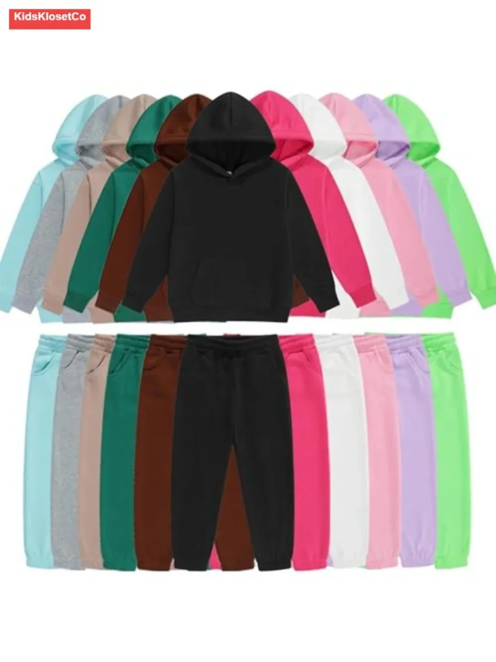 Boys 2-Piece Sweatsuit Set Pullover Hoodie and Jogger Pants Tracksuit